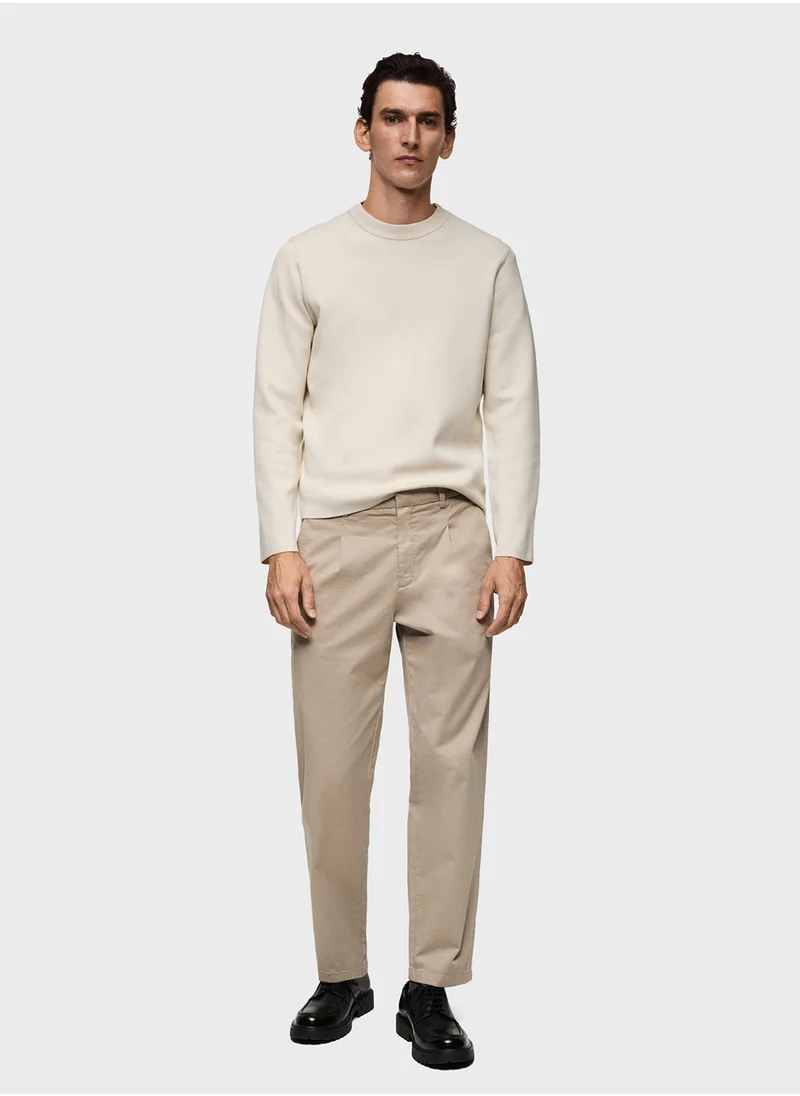 Mango Man Regular-Fit Knitted Sweater
