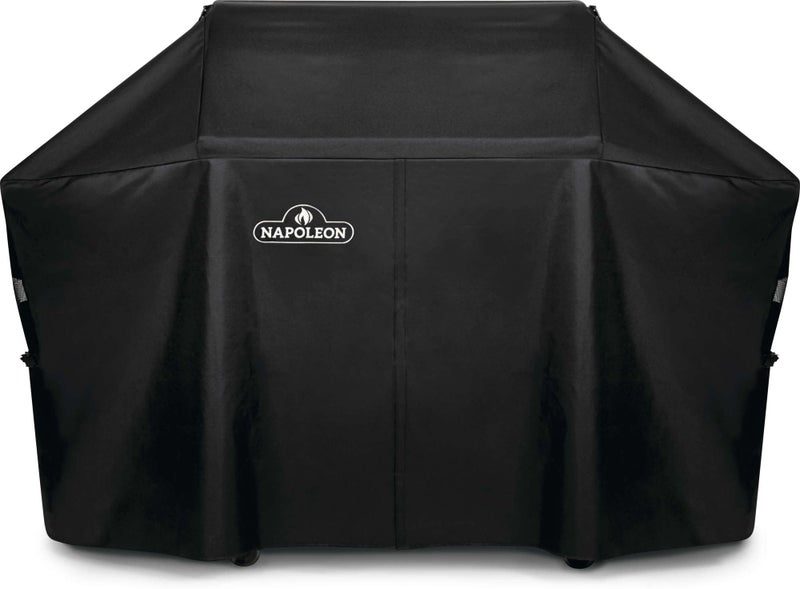Napoleon Grill Cover for PRO 665 - Black, Water Resistant, UV Protected, Air Vents, Velcro Closure, Hanging Loops, Adjustable Buckled Straps - Image 1
