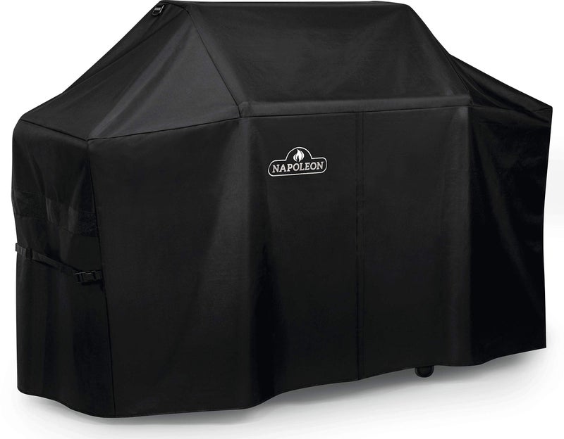 Napoleon Grill Cover for PRO 665 - Black, Water Resistant, UV Protected, Air Vents, Velcro Closure, Hanging Loops, Adjustable Buckled Straps - Image 2