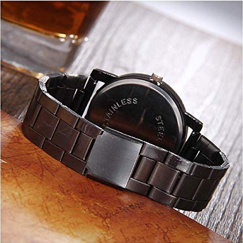 Acnos® Premium Steel Strap Analog Lover Watch Combo for Couple Pack of - 2 (Love-Couple) - Image 2