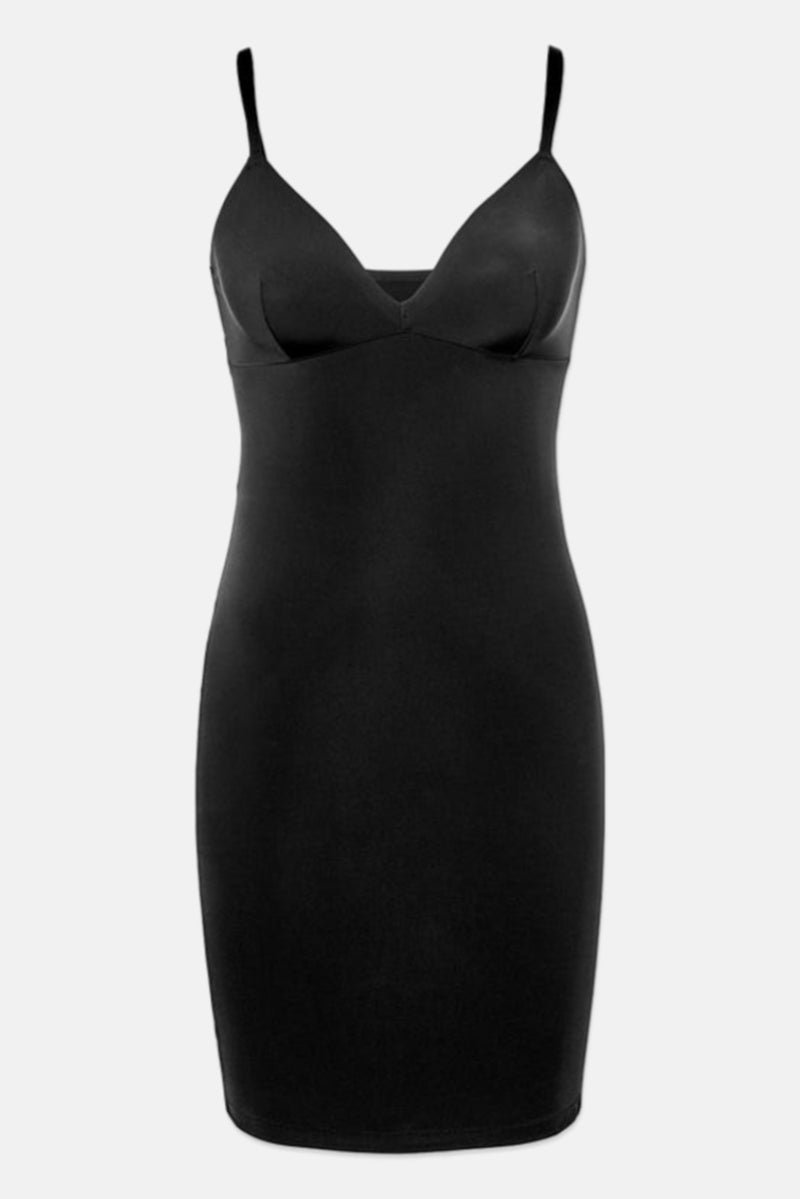 Tchibo Women V-Neck Body Shaping Slip, Black  - Image 2