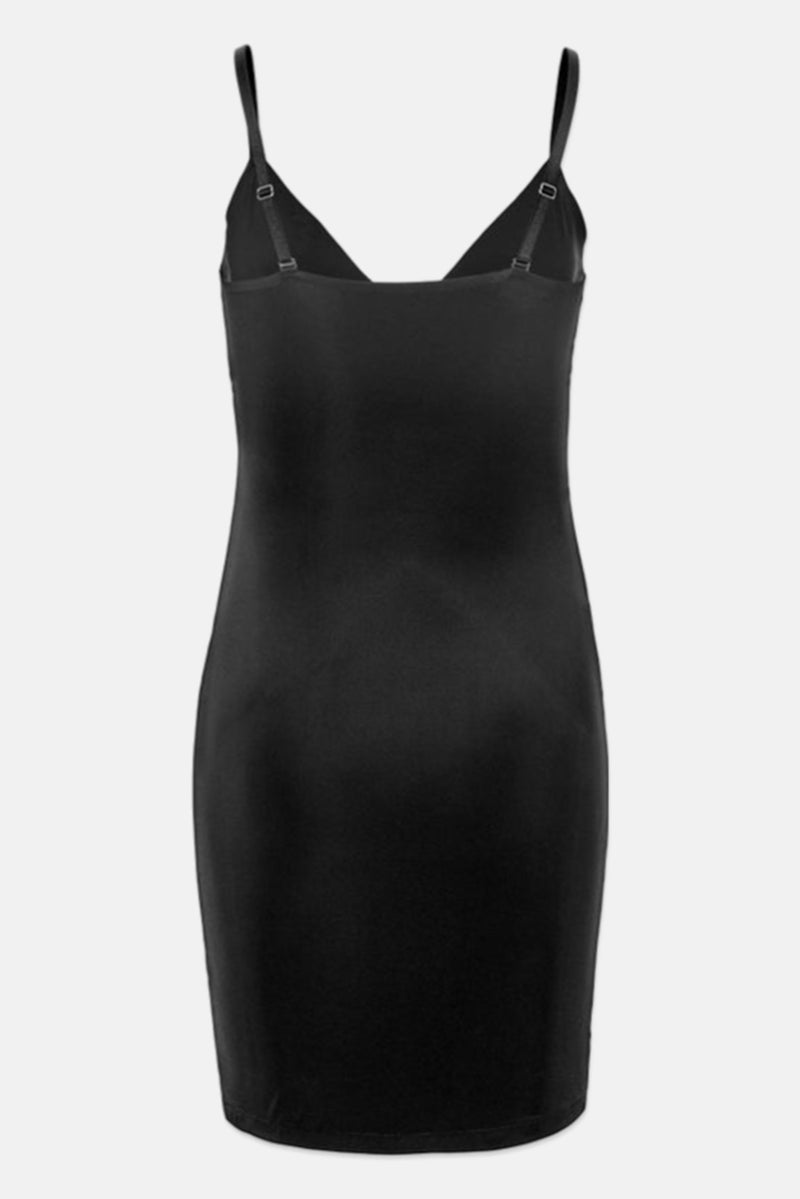 Tchibo Women V-Neck Body Shaping Slip, Black  - Image 3