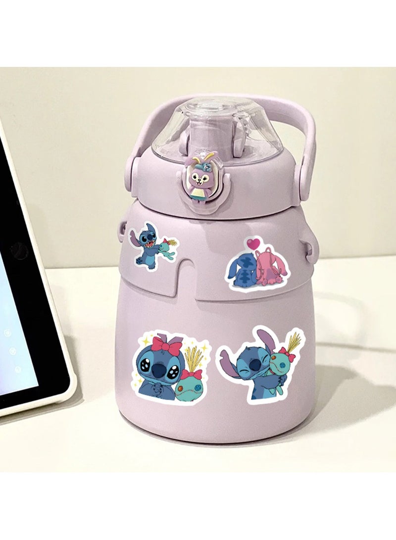 60 Pieces Stitch Waterproof Sticker Cute Anime Cartoon Laptop Skateboard Luggage Computer Water Bottle Graffiti Sticker For Kids Teens Girls Adults - Image 5