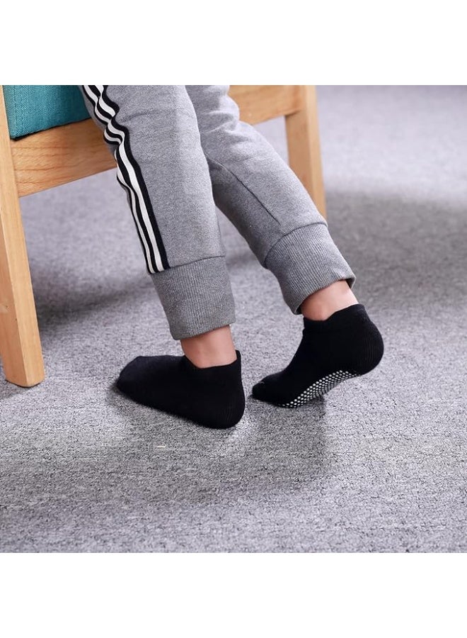 ميتوي 12 أزواج مكافحة زلة الطفل الكاحل الجوارب مع عدم الانزلاق القبضات للأطفال طفل (12-36 أشهر) - Image 4