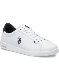 U.S. Polo Assn. باس. بولو أسان. فرانكو 2 قطعة أحذية رياضية للرجال بيضاء  - Image 1