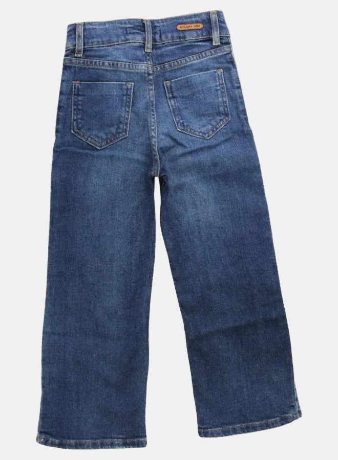 سولانج بنطال جينز واسع الساق للاطفال - Image 2