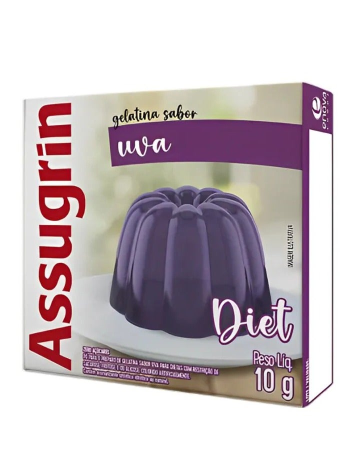 Assugrin Diet Gelatin Jelly Grapes - Image 1