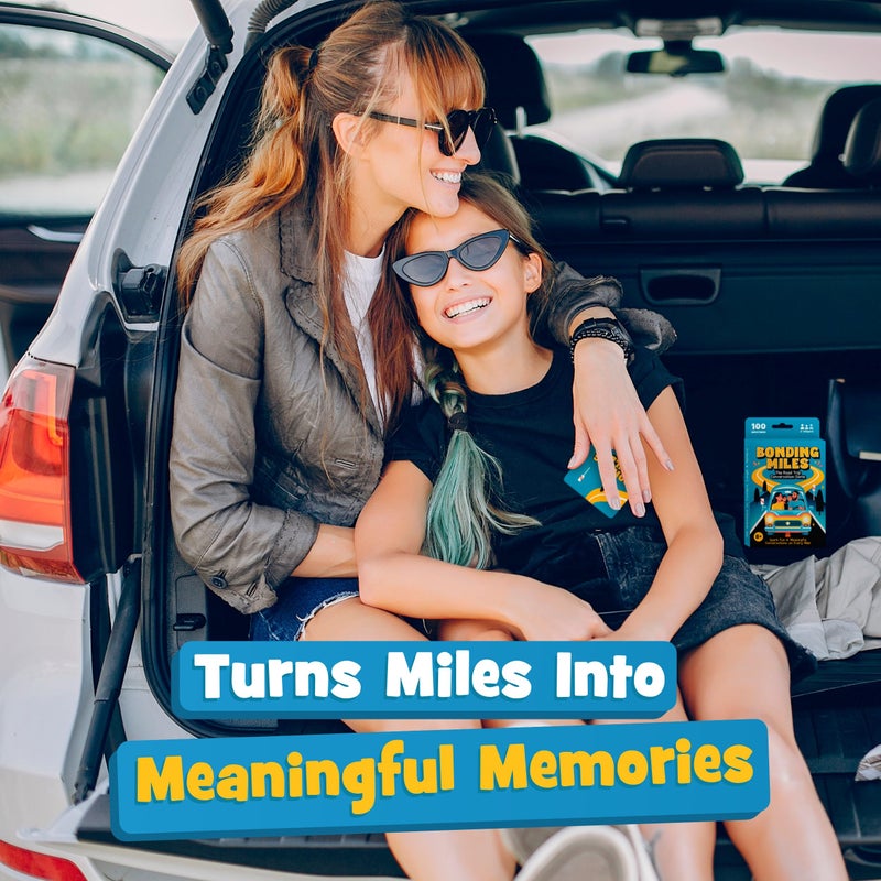 WELL BALANCED Bonding Miles â€“ Road Trip Conversation Card Game for Kids, Teens & Adults, Car Game, Travel Essentials - Image 2