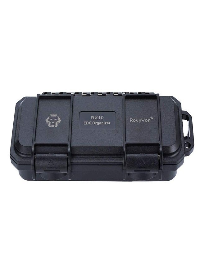 RovyVon RX10 EDC Tool Case Box, Small Organizer Storage Case to Protect EDC Gears Gadgets, 1PCS, 6.89" x 3.21" x 1.45" (Black) - Image 2