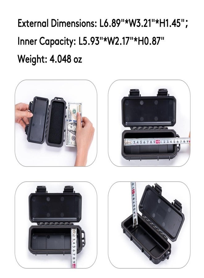 RovyVon RX10 EDC Tool Case Box, Small Organizer Storage Case to Protect EDC Gears Gadgets, 1PCS, 6.89" x 3.21" x 1.45" (Black) - Image 3