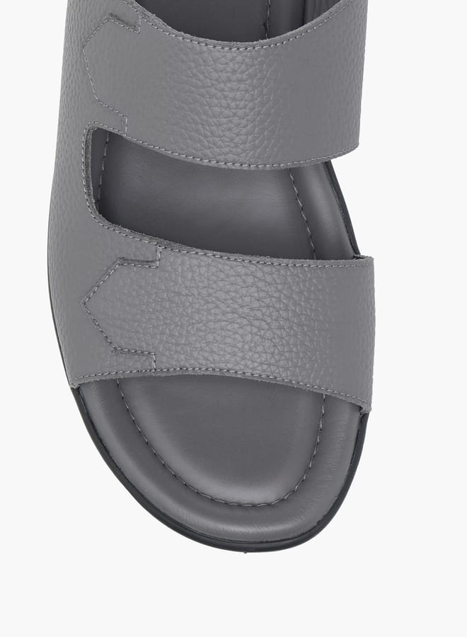Men Textured Slip-On Arabic Sandals