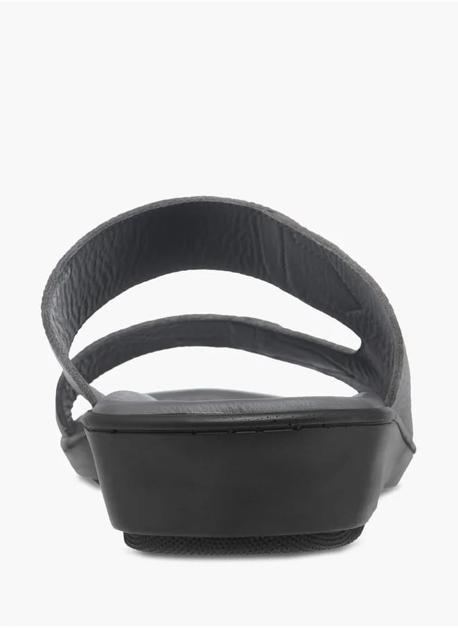 LBL by Shoexpress Men Textured Slip-On Arabic Sandals Ramadan Collection