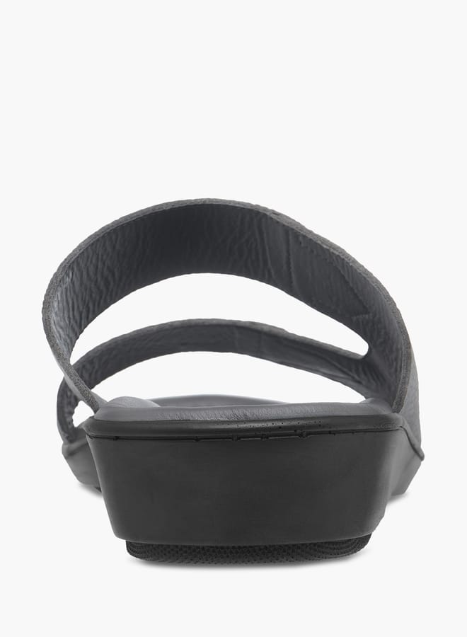 Men Textured Slip-On Arabic Sandals