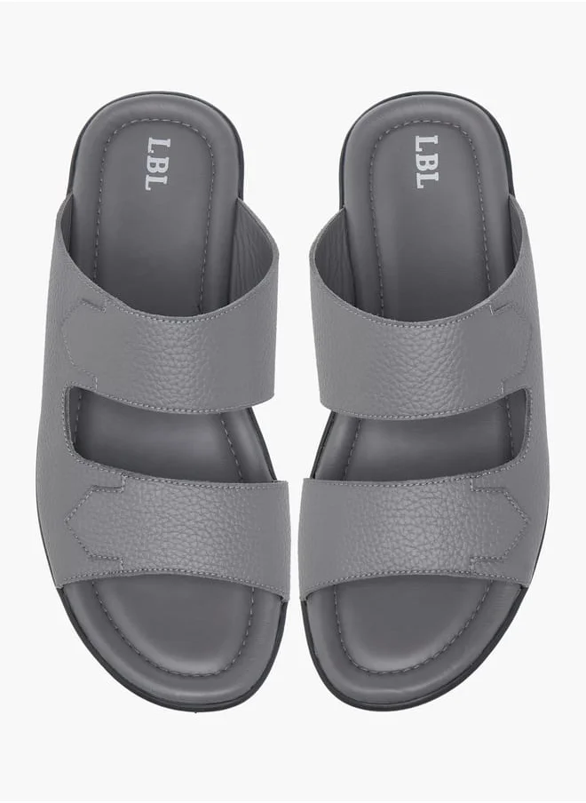 ال بي ال من شو اكسبرس Men Textured Slip-On Arabic Sandals Ramadan Collection