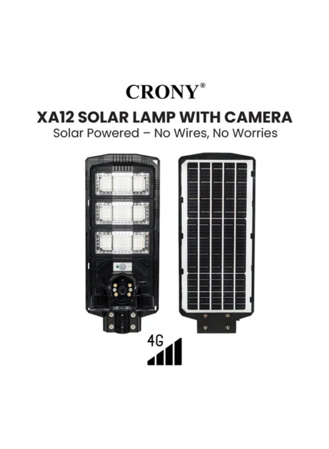 CRONY XA12-4G-4K 4MP 1080P Solar Camera with 4G Connectivity PTZ Function IR Night Vision Two-way Audio,Waterproof function,Suitable for indoor/outdoor scenarios - Image 3
