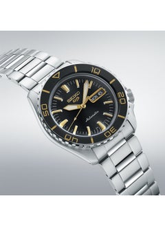 Seiko Men's New 5 Sports Black Dial Automatic Watch - SRPK99K1  - Image 3