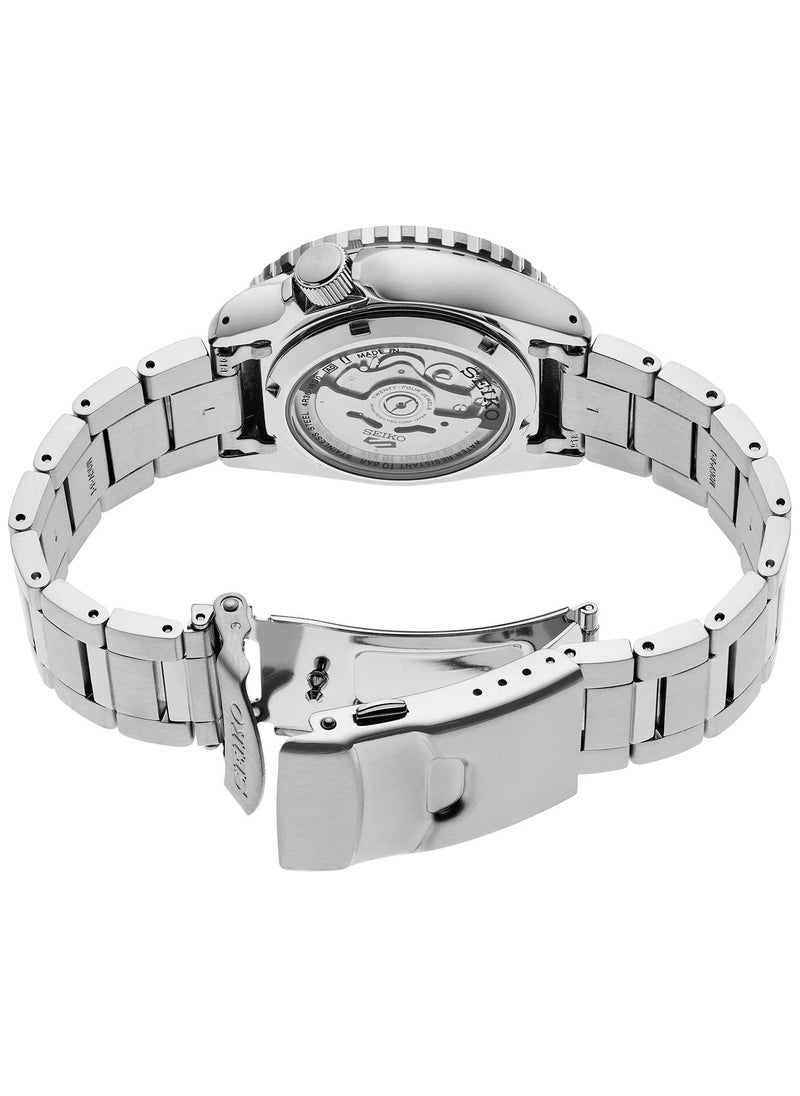 Seiko Men's New 5 Sports Black Dial Automatic Watch - SRPK99K1  - Image 4
