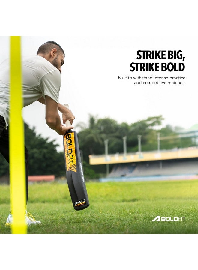 BOLDFIT Cricket Bat Full Size Plastic Bat Tennis Cricket Bat Turf Tennis Bat Lightweight Fiber Bat Hard Plastic Bat Tournament Plastic Cricket Bat Standard Size Cricket Bats For Adults Fiber Bat - Image 3