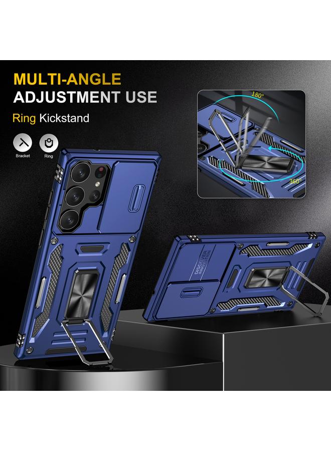 اس-توب جراب لهاتف Samsung Galaxy S23 Ultra 5G Armor PC + جراب هاتف TPU Shield Camera Shield - Image 4