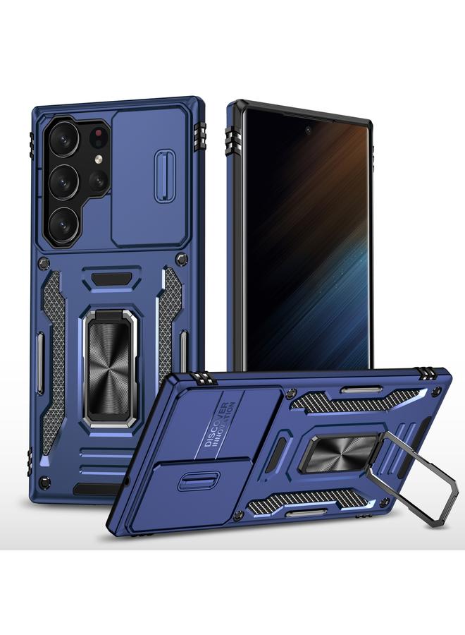 اس-توب جراب لهاتف Samsung Galaxy S23 Ultra 5G Armor PC + جراب هاتف TPU Shield Camera Shield - Image 1