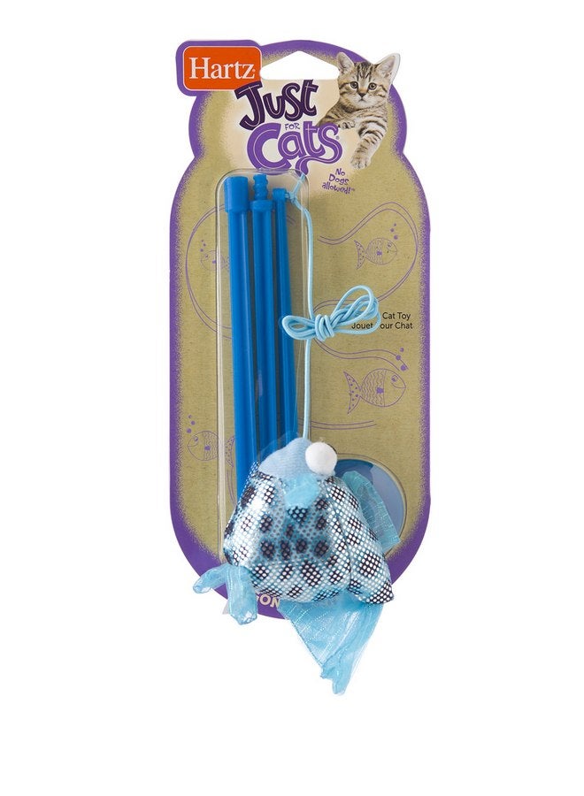 Hartz Just for Cats Gone Fishin Cat Toy | Assorted Colors | 1-Unit - Image 1