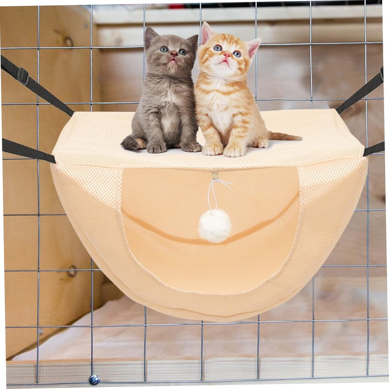 Comfortable Cat Hammock Nest Breathable Hanging Bed for Pets for Indoor Use Easy Cats Hamsters and More Lightweight Decorative Design - Image 5