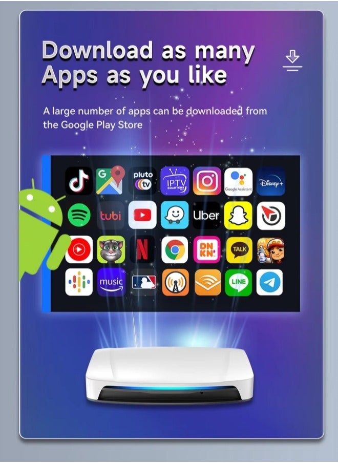 Carlinkit - 2024 CarlinKit CarPlay Ai TV Box Android 13 SDM6225 HDMI Streaming Box for Netflix Video Wireless CarPlay Android Auto 8+128 - Image 1