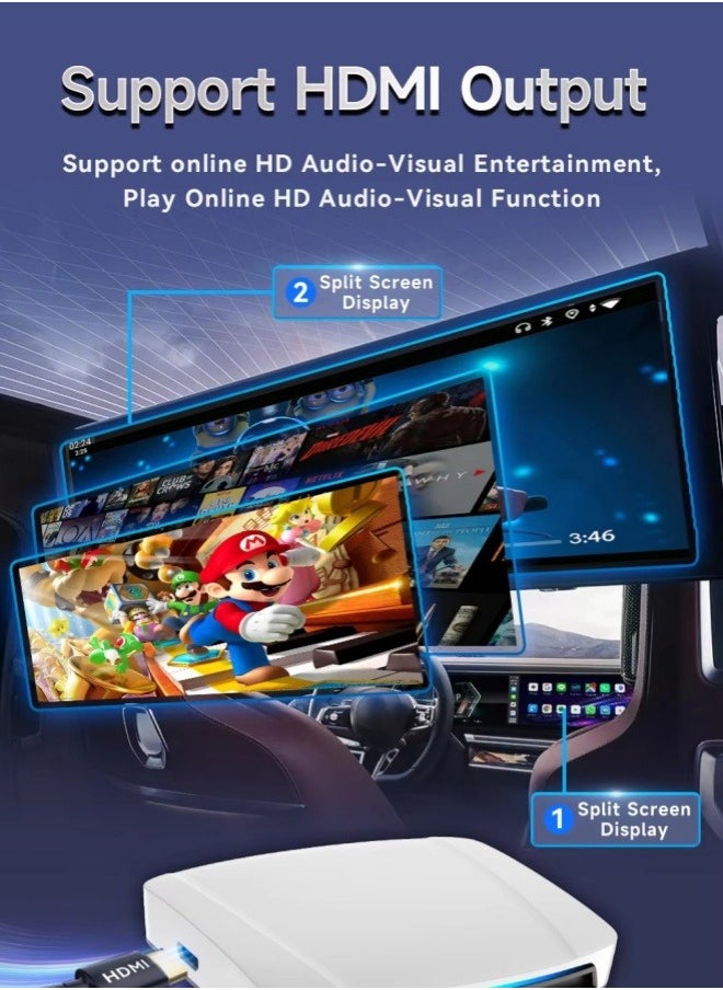 Carlinkit - 2024 CarlinKit CarPlay Ai TV Box Android 13 SDM6225 HDMI Streaming Box for Netflix Video Wireless CarPlay Android Auto 8+128 - Image 1
