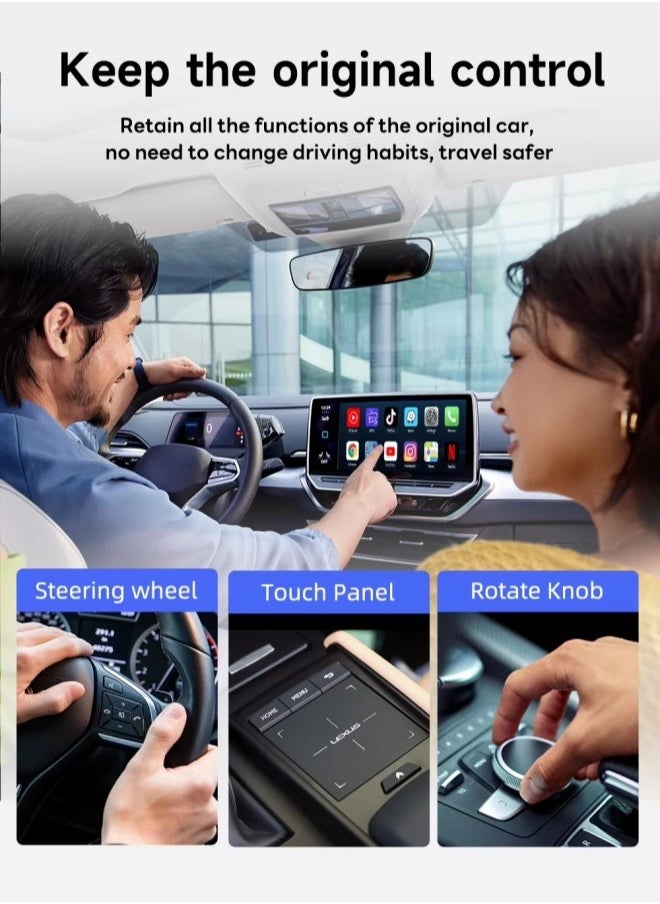Carlinkit - 2024 CarlinKit CarPlay Ai TV Box Android 13 SDM6225 HDMI Streaming Box for Netflix Video Wireless CarPlay Android Auto 8+128 - Image 1