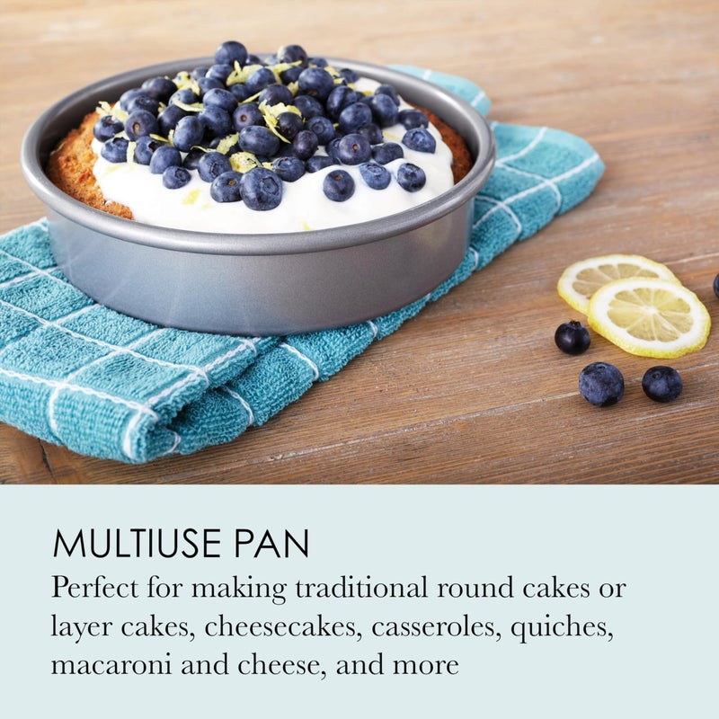 Chicago Metallic 59628 8-Inch Commercial II Non-Stick Round Cake Pan. Make traditional round cakes, layer cakes, , or savory dishes like macaroni and cheese, and more, - Image 3