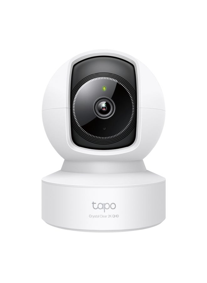 تي بي لينك كاميرا أمان منزلية واي فاي Tapo C222 2K 4MP بزاوية 360º مع تحريك/إمالة وذكاء اصطناعي، كشف الأشخاص، صوت ثنائي الاتجاه، دعم منفذ إيثرنت - Image 1