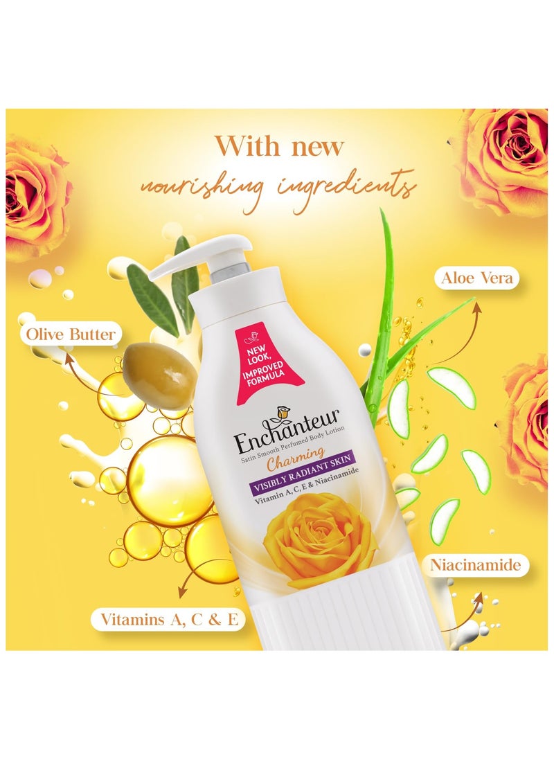Enchanteur Moisture Satin Smooth Charming Perfumed Body Lotion 500ml  - Image 3