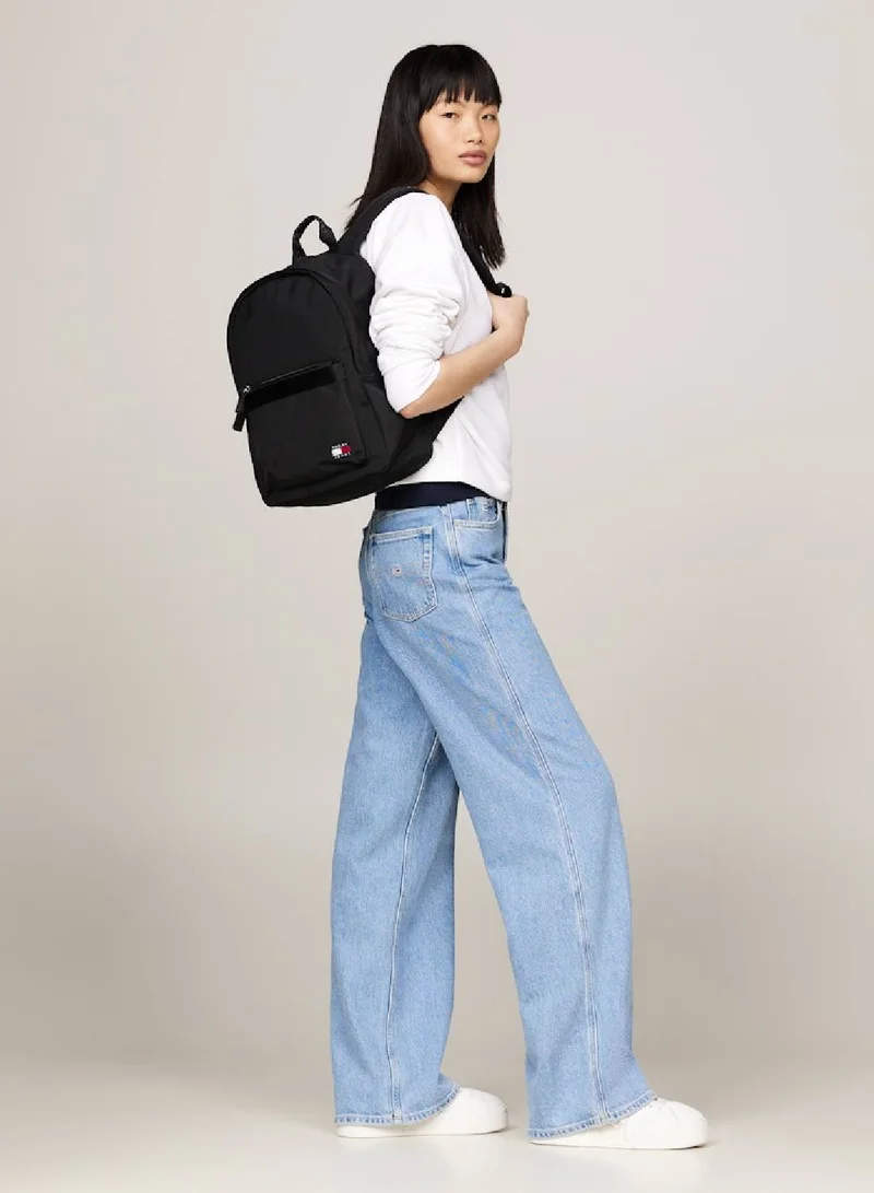 TOMMY JEANS Women's Essential Backpack - Polyester, Black