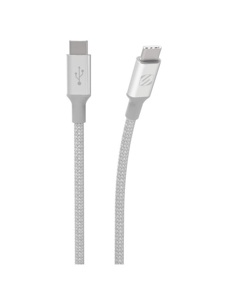 SCOSCHE BRAIDED DUAL USB-C CHARGE & SYNC CABLE - Image 2