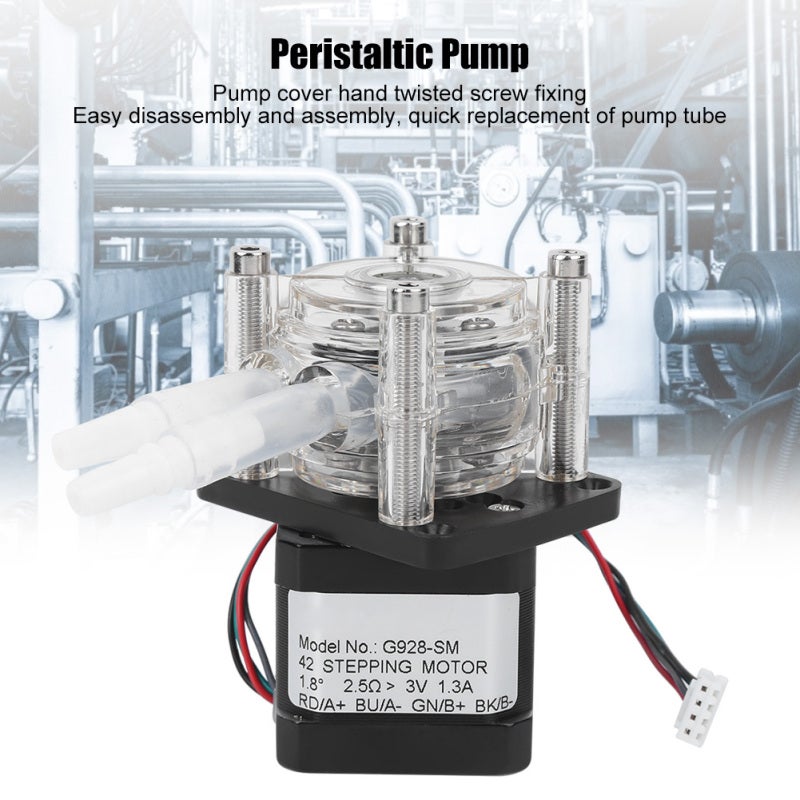 GROTHEN Step Motor Peristaltic Pump: 3 Rotor Rollers, 0-400Ml/Min Flow - Ball Bearing Quiet Long Life, High-Quality Durable Material for Fluid Transfer Maintenance - Image 5