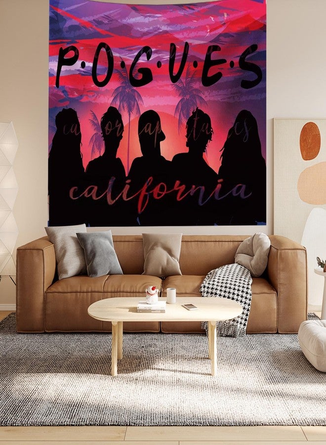 BOQIN Pogue Life Tapestry Outer Banks Tapestry Wall Hanging Retro Poster Outer Bank Party Decorations for Collage Bedroom (60 x 40 in) - Image 2