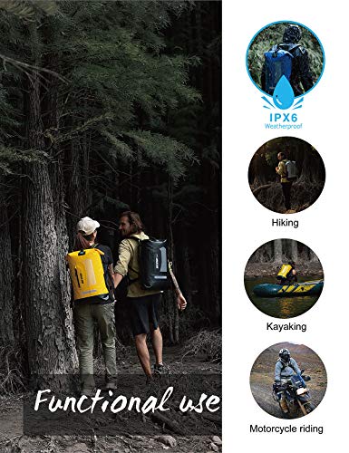 IDRYBAG Waterproof Backpack for Men 20L/30L/40L, Floating Dry Bag Kayak, Dry Backpack Hiking - Image 5