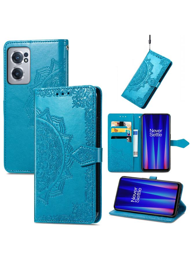 S-TOP Case For OnePlus Nord CE 2 5G Mandala Flower Embossed Leather Phone Case - Image 1