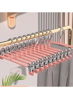 Generic 10 Pants Racks, Double-Layer Pants Clips, Home Hangers, Pants Hanging Special Non Marking Anti Slip Storage Artifact 