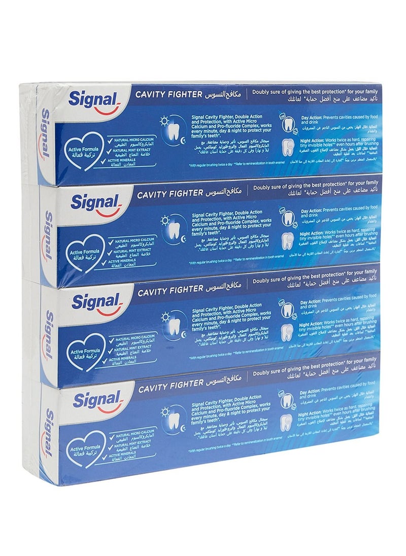 Signal - Cavity Fighter Essential Toothpaste 4 Pieces - Image 1
