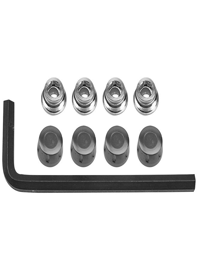 Vgoohobby M4 Wheel Hub Caps Wheel Rim Center Nut Cover Compatible with Traxxas TRX4 TRX6 Axial SCX10 90046 Redcat Gen8 Tamiya 1/10 RC Crawler Car (Titanium) - Image 2