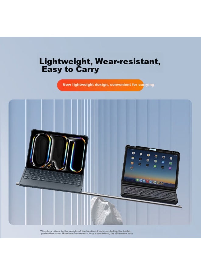 Musttrue Ipad Magic Keyboard , Compatible With Apple Tablets Ipad 7/8/9/air3/pro 10.2/10.5 Inch, Magnetic Detachable Keyboard With Pencil Slot, Protective Case - Image 4