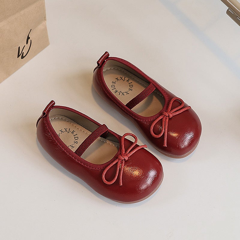 Girls'' Leather Shoes Spring and Autumn 2026 New Model Children''s Princess Shoes Little Girl Grandma Flats Silver Soft-Soled Baby Shoes - Image 5