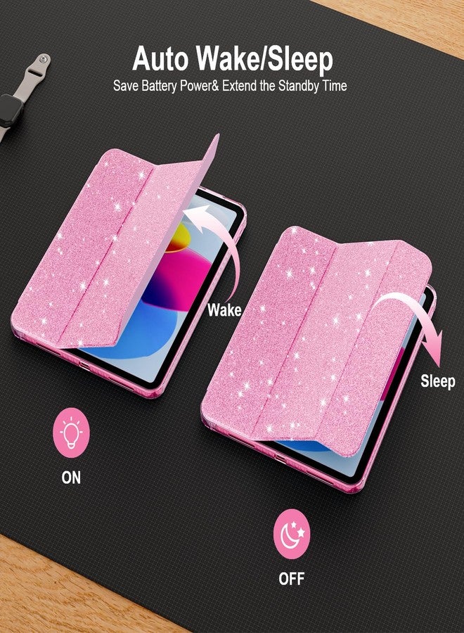Lainergie Case for iPad 10th Generation with Pencil Holder (Pink) - Image 5