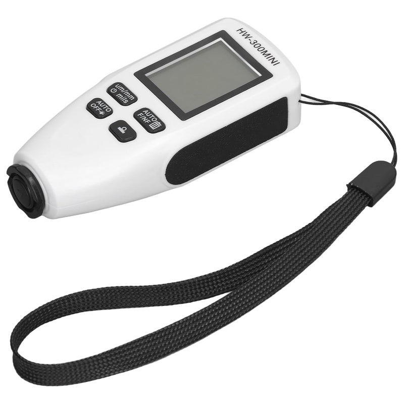 White Car Paint Thickness Gauge Portable ABS Design Fast Accurate Automotive Inspection - Image 4