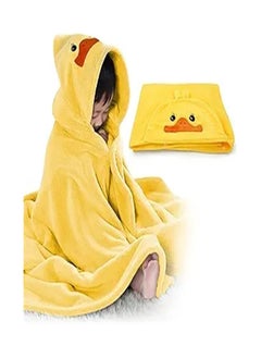 Goolsky Goolsky Baby Bath Towel Ultra Soft Hooded Towel Highly Absorbent Bathrobe Blanket Toddlers Shower Gifts for Boys Girls- 27.5" x 55" (Yellow)  - Image 1
