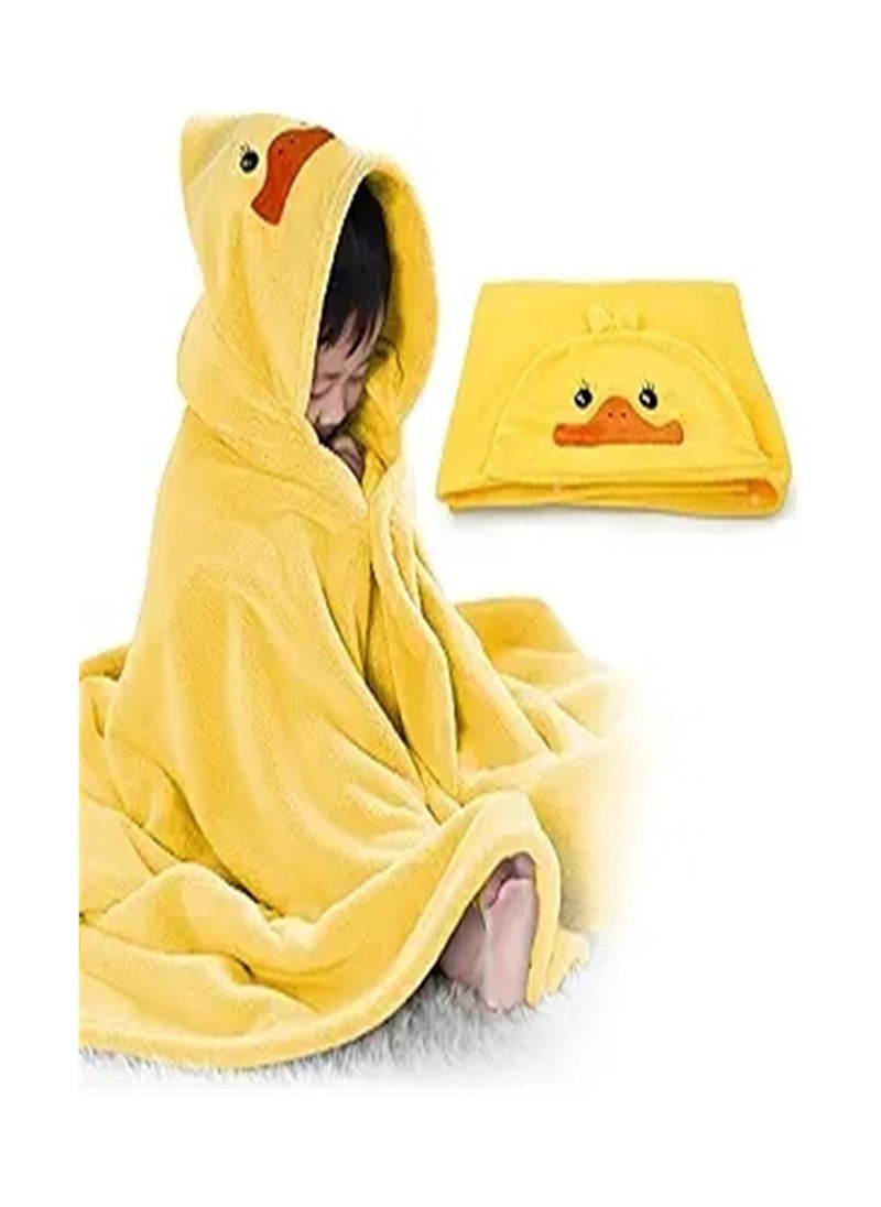 Goolsky Goolsky Baby Bath Towel Ultra Soft Hooded Towel Highly Absorbent Bathrobe Blanket Toddlers Shower Gifts for Boys Girls- 27.5" x 55" (Yellow)  - Image 1