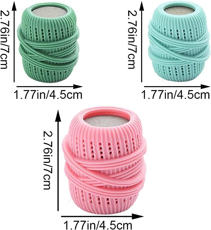 KOOSHLOPremium Eco Reusable Laundry Balls for Washing Machine EcoFriendly and Gentle on ClothesLaundry Balls for Washer Reusable Laundry Cleaning Ball Pink - Image 2