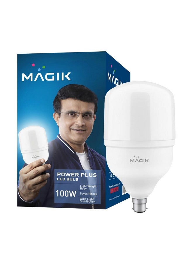 MAGIK Power Plus 100W LED Bulb | Cool White (6500K) | High Brightness | B22 Base | Energy Efficient | Long Life | Pack of 1 - Image 1
