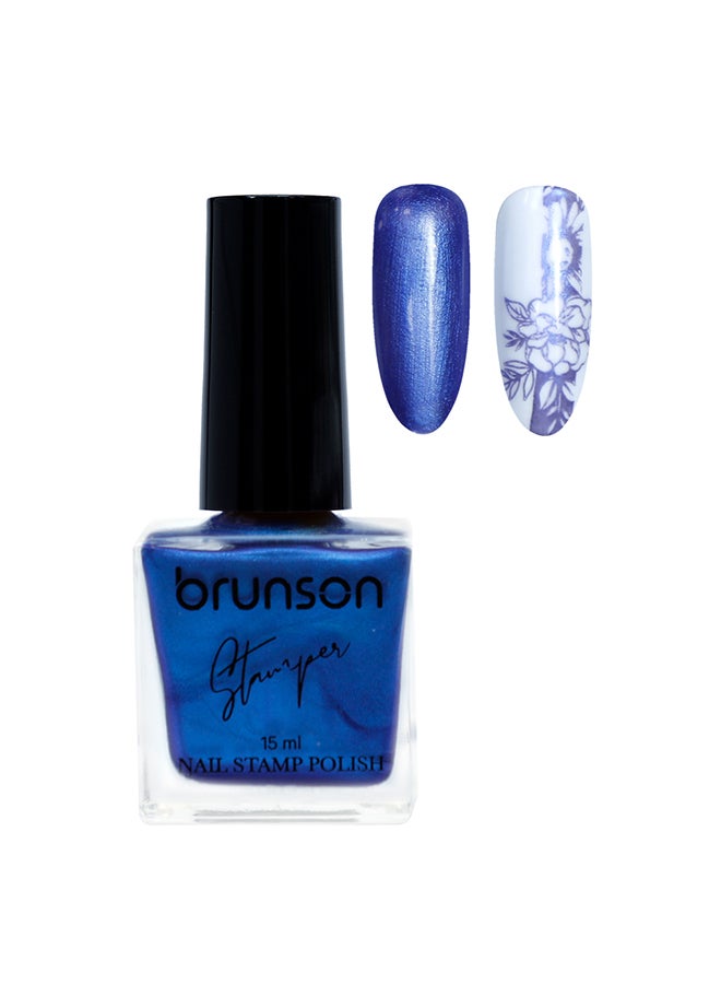 brunson Nail polish for stamping nail art Stamping Gel Polish UV Gel For Nail Stamping Plate Nail Art Stamping Polish Fingernail Manicure Print
 BNSTP027